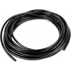 10mm OD (Outside Diameter) / 6.5mm ID PU Tube Air Hose for Compressor Polyurethane Pneumatic Flexible - Colour: BLACK - Price Per Metre (1m) 